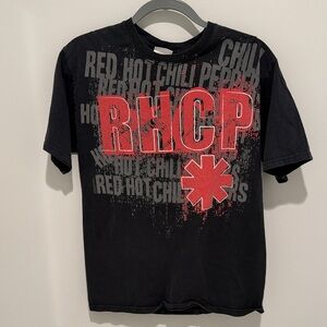 Red Hot Chili Peppers Black and Red Graphic Tee
